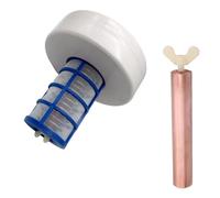 TETEOM 2/1 PC ioniseur de Piscine à énergie Solaire, purificateur cuivre Argent ION algues équipement de Nettoyage piscines extérieures Baignoire purificateur d'eau(Pool Purifier 1set)