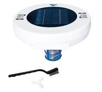TETEOM Ioniseur Solaire De Piscine, Purificateur d'eau Solaire Cuivre ION Argent Piscine Élimination des Algues Désinfection Purificateur