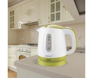 TETERA ELÉCTRICA FEEL-MAESTRO MR013 GREEN ELECTRIC KETTLE 1 L GREEN, WHITE 1100 W