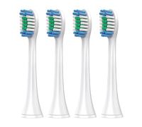 Têtes à clipser, compatible avec Philips, 4100 1100 5300 | Têtes de rechange for brosse à dents électrique for séries 6100 et 5900 à fixation clip(White-4 Pcs)
