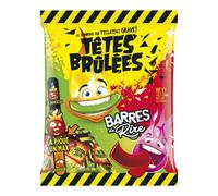 TÊTES BRÛLÉES Barres de rire fruitées à mâcher - 200 g