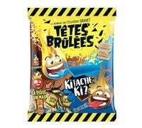 Têtes Brûlées - Bonbons Barres Cola Kitache, Intenses Piquant et Sucré, 200g - Lot De 4