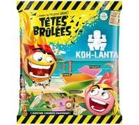 TETES BRULEES Koh-Lanta Bonbons acidulés aromatisés aux fruits 150 g