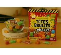 Têtes Brûlées Mix du Kiff - Assortiment de bonbons piquants - GRAND PAQUET DE 350 Grammes - Assortiment ultra piuant - 053