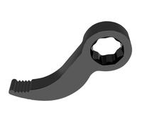 Têtes d'adaptateur pour pied-de-biche, outil de levier robuste, adaptateur d'outils réglables, adaptateur de barre de biche pour hommes, adultes, construction et démolition, 7,5 x 1,7 cm