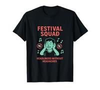 Têtes d'affiche de l'équipe de Festival sans équipement de maux de tête T-Shirt