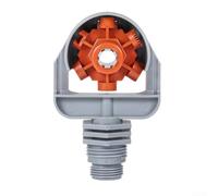 Têtes d'arrosage en plastique supportant six jets et angles de couverture réglables pour lignes d'arrosage standard