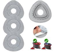 Têtes de balai de rechange compatibles avec Vileda 1 Tank Rinseclean 2 Tank, tête de rechange pour balai rotatif, lavable en machine et sans danger pour le nettoyage de tous les sols durs