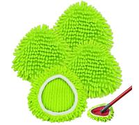 Têtes de Balai Serpillère de Recharge Microfibre, Balais Serpillères Réutilisables Compatible avec Vileda Turbo 2 en 1 EasyWring&Clean Spin Mop Chiffons Rechange Lavables
