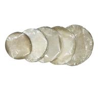 Têtes de banjo en peau de chèvre transparente (35,6 cm à 55,9 cm) - Velin naturel Jumbo pour banjos World & Bass (50,8 cm)