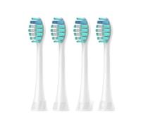 Têtes de brosse à dents 051B avec pièces buse assorties | Ensemble tête de brosse à poils et buse for appareils(4PCS White)
