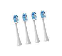 Têtes de brosse à dents adaptées 4/6 pièces, compatibles avec les têtes de brosse Philips série hx3/6/8/9, souples, compatibles avec les buses DuPont, emballées sous vide(4pcs Blue)