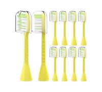 Têtes de brosse à dents, compatible avec Philips, HY1200/06 BD1003/AZ | HY1100/04, BD1002/AZ, têtes de rechange en plastique pour adultes(Mango Yellow)