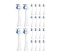 Têtes De Brosse À Dents Compatibles Avec Les Hydropulseurs Waterpik : Embouts Rechange Poils Souples For Une Hygiène Bucco-dentaire Optimale (lot 5 20)(20pcs white)