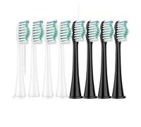 Têtes de brosse à dents, compatibles avec Philips Sonicare, housse protection for électrique poils souples(White 8pcs)
