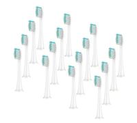 Têtes de brosse à dents, compatibles avec Philips Sonicare, housse protection for électrique poils souples(White 16pcs)