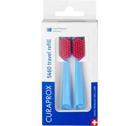 Têtes De Brosse À Dents CS 5460 - Pour Kit De Voyage Élimination De La Plaque Dentaire Ultra - douce Bleu - Rouge Duo De Recharges