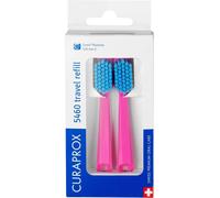 Têtes De Brosse À Dents CS 5460 - Pour Kit De Voyage Élimination De La Plaque Dentaire Ultra - douce Rose - Bleu Duo De Recharges