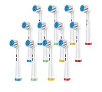 Têtes De Brosse À Dents De Rechange, 12/16/20 Pièces, Compatibles Avec Les Têtes De Brosse À Dents Électriques Professionnelles Oral-b Braun(Soft 12pcs)