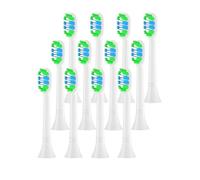 Têtes De Brosse À Dents De Rechange, 12 Pièces, Compatibles Avec Philips, Tête De Brosse Électrique De Remplacement Souple Sonicare 4100 6500 6100 7500 5(12PCS Green)