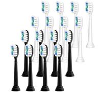 Têtes De Brosse À Dents De Rechange,16 Pièces,Compatibles Avec La Brosse À Dents Électrique Philips Sonicare,Têtes De Brosse Professionnelles 4100 5100 6100.
