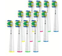 Têtes De Brosse À Dents De Rechange,4/12/16 Pièces,Compatibles Avec Oral-B Braun,Têtes De Brosse À Dents Électrique Professionnelle.Floss Clean 12Pcs