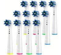 Têtes De Brosse À Dents De Rechange,4/12/16 Pièces,Compatibles Avec Oral-B Braun,Têtes De Brosse À Dents Électrique Professionnelle.Multi Angle 12Pcs