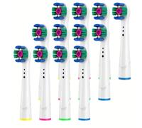 Têtes De Brosse À Dents De Rechange,4/12/16 Pièces,Compatibles Avec Oral-B Braun,Têtes De Brosse À Dents Électrique Professionnelle.White Clean 12Pcs