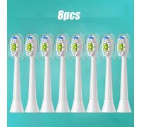 Têtes De Brosse À Dents De Rechange,4/8 Pièces,Compatibles Avec Philips Sonicare,Tête De Brosse Électrique De Remplacement Souple 4100 6500 6100 7500 5.8Pcs White.