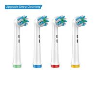 Têtes De Brosse À Dents De Rechange,4 Pièces/Ensemble,Pour Brosse À Dents Électrique Sonique Intelligente,Compatible Avec Oral B,Adapté Aux Dents Sensibles.Eb52-X