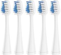 Têtes De Brosse À Dents De Rechange Aquasonic Duo Series Pour La Série Aquasonic Duo Et Le Centre Dentaire Domestique.5Pcs White.