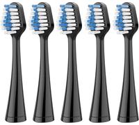 Têtes De Brosse À Dents De Rechange Aquasonic Duo Series Pour La Série Aquasonic Duo Et Le Centre Dentaire Domestique.5Pcs Black.