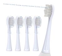 Têtes de brosse à dents de rechange avec couvercles,pour waterpik sonique ktSF01/SF02 et sonique kt2.0 SF03/SF04,lot de 5 - Type White