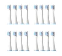 Têtes de brosse à dents de rechange compatibles avec les brosses à dents électriques for enfants SOOCAS C1/MITU MES801/KAISHU/DR.BEI A7, embout souple(16PCS)