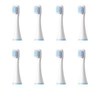 Têtes de brosse à dents de rechange compatibles avec les brosses à dents électriques for enfants SOOCAS C1/MITU MES801/KAISHU/DR.BEI A7, embout souple(8PCS)