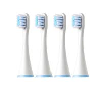 Têtes de brosse à dents de rechange compatibles avec les brosses à dents électriques for enfants SOOCAS C1/MITU MES801/KAISHU/DR.BEI A7, embout souple(4PCS)