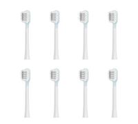 Têtes de brosse à dents de rechange compatibles avec les brosses à dents électriques LFTB01-P ABS, LFTB01-A et LFTB01-S (gamme complète).(8pcs Care(Soft))