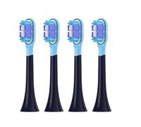 Têtes de brosse à dents de rechange compatibles avec les brosses à dents électriques Xiaomi Mijia T301/T302/T501C(4 pcs BJ black)