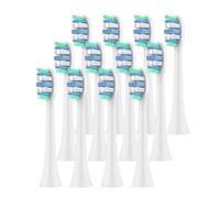 Têtes de brosse à dents de rechange compatibles avec les brossettes électriques Philips Sonicare 1100, 2100, 4100, 4300, 5100, 5300, etc.(12pcs)