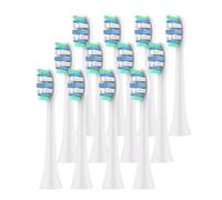 Têtes De Brosse À Dents De Rechange Compatibles Avec Les Têtes De Brosse À Dents Électriques Philips Sonicare 1100 2100 4100 4300 5100 5300 6100 6500, Etc.(12pcs)