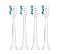 Têtes de brosse à dents de rechange compatibles avec les têtes de brosse à dents Philips Sonicare Diamond Clean for les séries HX6920 4100 2(White-4 Pcs)