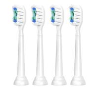 Têtes De Brosse À Dents De Rechange Compatibles Avec Les Têtes De Brosse Électrique Philips Sonicare Diamond,Recharge Propre Pour Série Hx6920 4100 2.White-4 Pcs