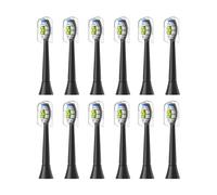 Têtes De Brosse À Dents De Rechange, Compatibles Avec Philips, Tête De Brosse Électrique De Remplacement 4100 6500 6100 7500 5300 1100, 12/16 Pièces(12pcs Black)