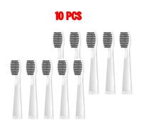 Têtes De Brosse À Dents De Rechange Fairywill Pour Brosse À Dents Électrique Fw-507/508/551/515/917/959/2011,Fw-D1/D3/D7/D8.10 White Care