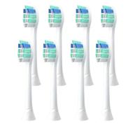 Têtes De Brosse À Dents De Rechange Pour Hx6730/Hx6721/Hx3216/Hx9362/Hx3210/Hx6013/Hx9063/Hx6063,Buses De Têtes De Brosse Blanc Brillant C3 W3.8Pcs.
