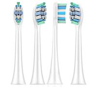 Têtes de brosse à dents de rechange pour Philips Sonicare : lot de 4 soniques de rechange compatibles avec les brosses électriques Phillips 4100 5100 6100 9900 C1 C2 W2 W3 G2 G3 et plus
