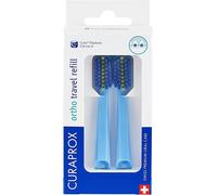 Têtes De Brosse À Dents De Voyage Cs 5460 Ortho \U2013 Pour L'Entretien Des Appareils Dentaires Nettoyage Ultra Doux Blue Lot De 2[Z535]