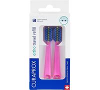 Têtes De Brosse À Dents De Voyage Cs 5460 Ortho \U2013 Pour L'Entretien Des Appareils Dentaires Nettoyage Ultra Doux Rose Lot De 2[Z534]
