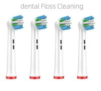 Têtes De Brosse À Dents Électrique À Poils Dupont,4 Pièces,Blanchiment Des Dents,Nettoyage Quotidien,Nettoyage Précis,Soins Doux,Fonction Pour Oral B.Eb25-X.