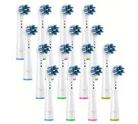 Têtes De Brosse À Dents Électrique De Rechange,Action Croisée,Oral B,D12,D16,D100,3757,3709,Pro3,Pro1Max,Eb50,4 Pièces.16Pcs.